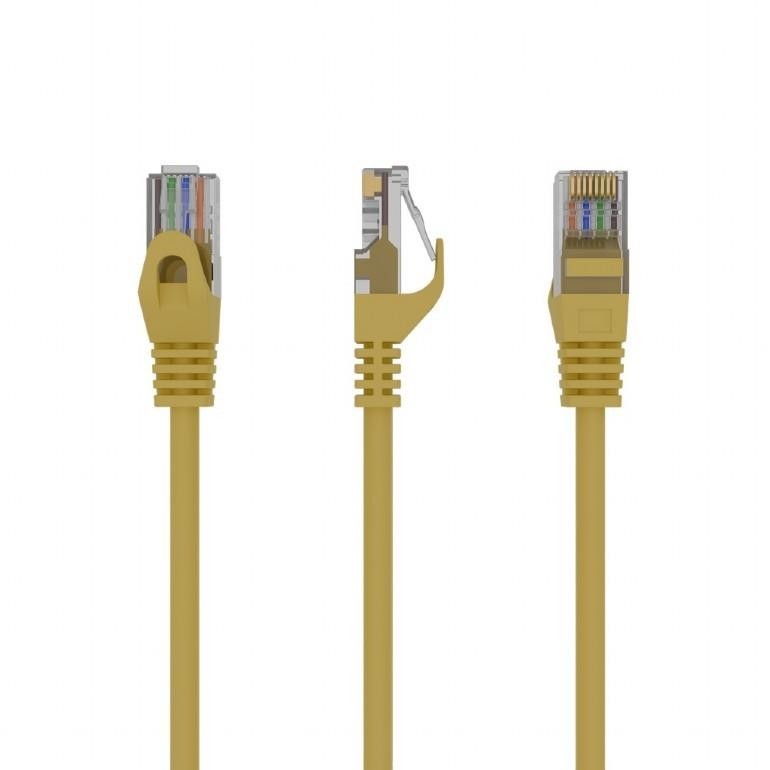 PATCH CABLE CAT6 UTP 1M YELLOW PP6U-1M/Y GEMBIRD
