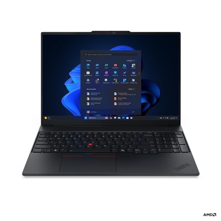 Lenovo ThinkPad E16 G3 AMD | Black | 16 " | IPS | WUXGA | 1920 x 1200 pixels | Anti-glare | AMD Ryzen 7 | 250 | 16 GB | SODIMM DDR5 | Solid-state drive capacity 512 GB | AMD Radeon 780M Graphics | Windows 11 Pro | 802.11ax | Bluetooth version 5.3