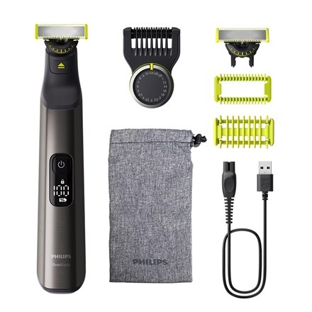 Philips | Hair Trimmer For Face And Body | QP6552/15 OneBlade Pro 360 | Cordless | Wet & DRY | Number Of Length Steps 20