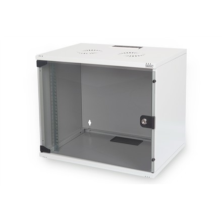 Digitus | 7U Wall Mounting Cabinet | DN-19 07U-S-1 | Safety Class Rating Ip20. Lockable Safety-Glass Door. 200° Door Ope