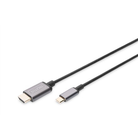 Digitus | Usb Type-C To Hdmi Adapter | Da-70821 | Black | Usb Type-C | 1.8 M