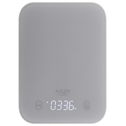 Adler Kitchen Scale | Ad 3181G | Graduation 1 G | Display Type Led | Grey