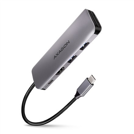 Axagon SuperSpeed Usb-C Combo 5In1 Hub | HMC-5