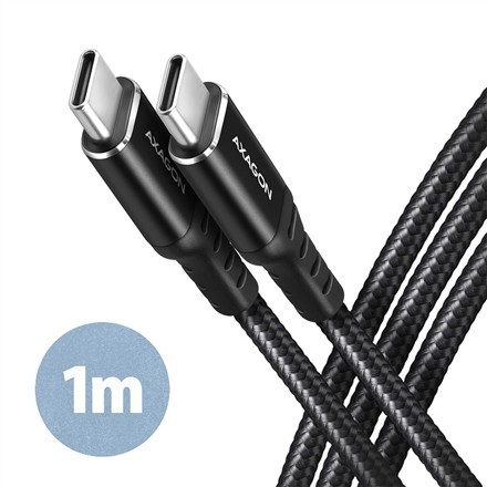 Axagon | Data And Charging Cable, 1M | Bucm-Cm10ab | Usb Type C To Usb Type C