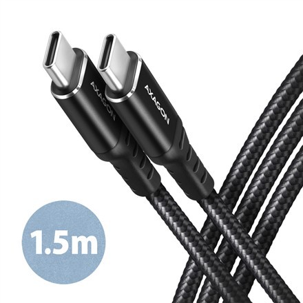 Axagon | Data And Charging Cable, 1.5 M | Bucm-Cm15ab | Usb Type C To Usb Type C