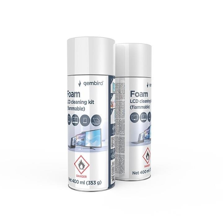 Gembird Cleaning Kit LCD Foam 400ML/CK-LCD-08 Gembird