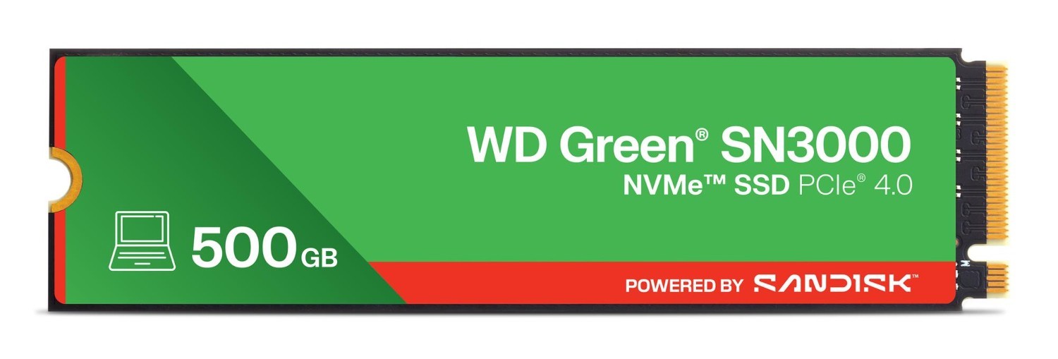 SanDisk SSD|SANDISK|150xTBW rating|MTBF 1.75 h|NVMe Yes|PCI Express 4.0|M.2|500 Gb|Powered BY SANDISK|Green|WDS500G4G0E