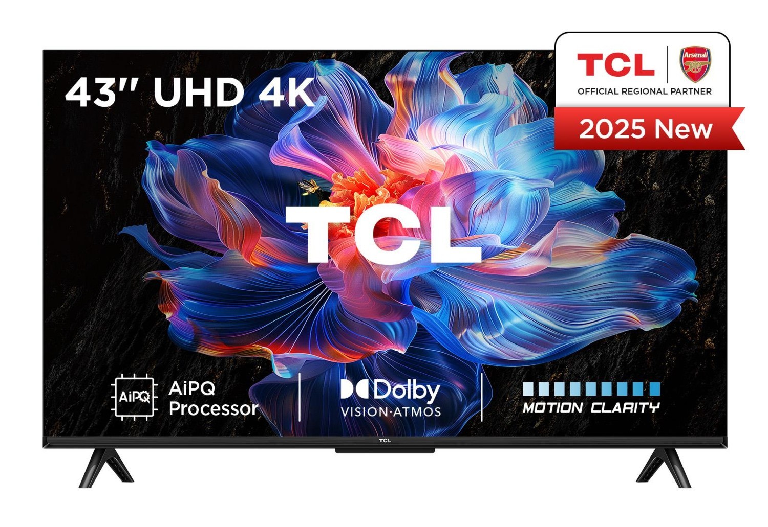 TCL TV Set|TCL|43 '|4K Ultra HD|3840 X 2160 pixels|Flat|16:9|DLED|43V6C
