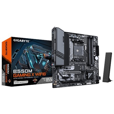 Gigabyte B550M Gaming X Wifi6 | Processor Family Amd | Processor Socket Am4 | DDR4 Dimm | Supported Hard Disk Drive Inte