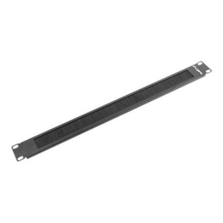 Lanberg 19' Brush Panel 1U | Ak-1101-B | Black