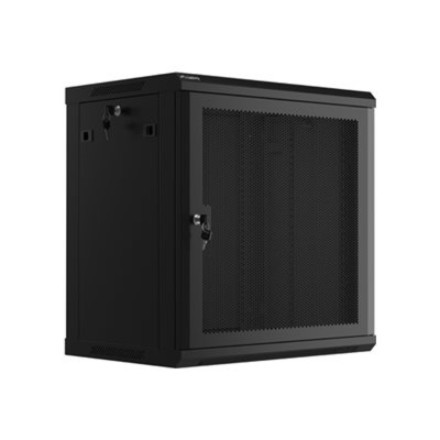 Lanberg | Rack Cabinet 19' Wall-Mount 12U/600x450 With Perforated Door (Flat Pack) | WF01-6412-23B | Black