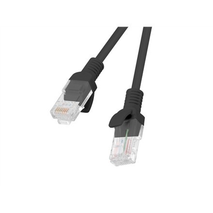 Lanberg | Patchcord Cat.6 Utp | Pcu6-10Cc-0200-Bk | 2 M | Black