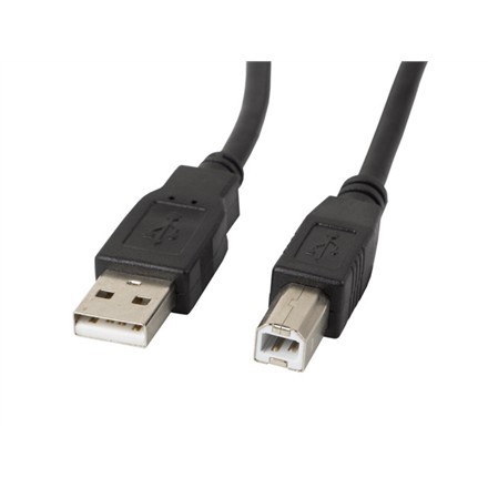 Lanberg | Usb Type-A To Usb Type-B 2.0 Cable, 1.8 M | Ca-Usba-11Cc-0018-Bk | Usb Type-A To Usb Type-B