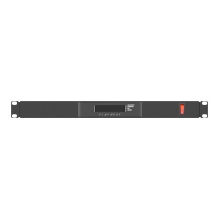 Lanberg 19' Fan Unit/Ventilation Panel With LCD 4 Fans + Thermostat 230V | Ak-1503-B | Black