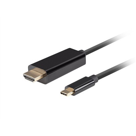 Lanberg Usb-C To Hdmi Cable, 1 M 4K/60Hz, Black | Lanberg | Usb-C To Hdmi Cable | Ca-Cmhd-10Cu-0010-Bk | 1 M