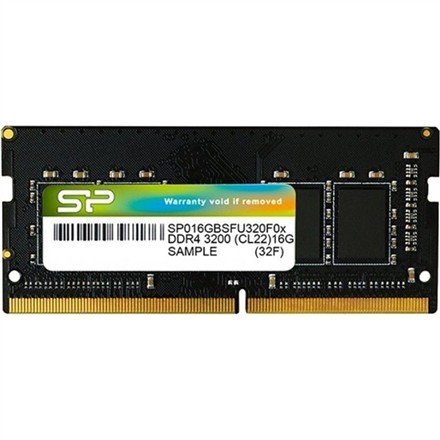 Silicon Power | SP016GBSFU320X02 | 16 GB | DDR4 | 3200 MHz | Notebook | Registered No | ECC No