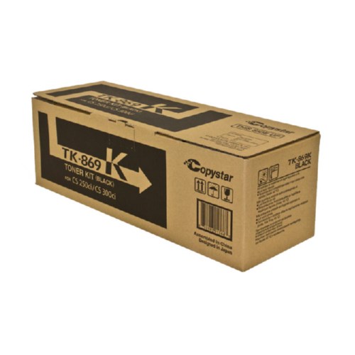 Kyocera TK-869K Original Laser Toner Cartridge - Black - 1 Pack