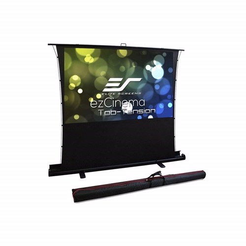 Elite Screens 80" Portable 16:9 Pull-Up Projector Screen, Tab Tension, Compatibile With Ust