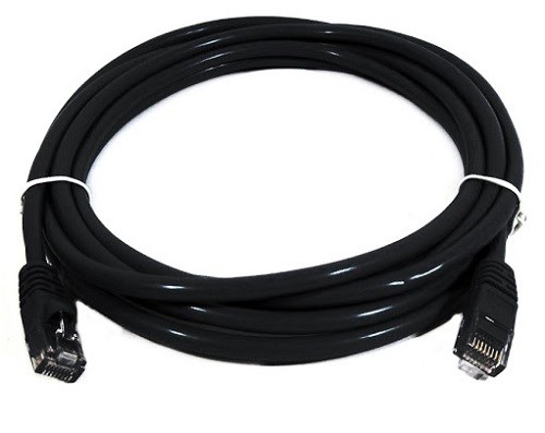 8Ware 8WR Cab Nw-Cat6a-3M-Black