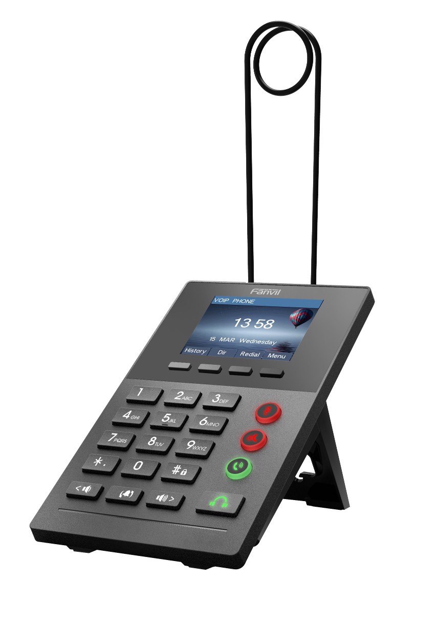 Fanvil X2P - 2 Line Call Center Ip Phone, 2.8" 320 X 240 Color LCD, Dual 100Mbps Eth Port ( 2 Year Warranty )