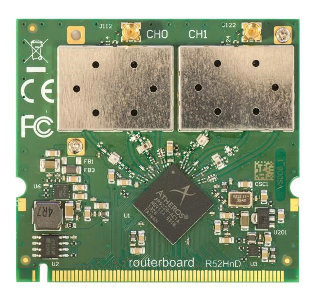 MikroTik R52HnD 802.11A/B/G/N Dual Band miniPCI Card