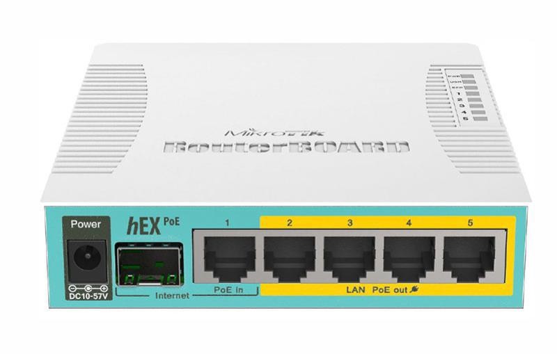 Mikrotik RB960PGS Hex Poe 5X Gigabit Ethernet With PoE, Usb, 800MHz Cpu, 128MB Ram, Os L4