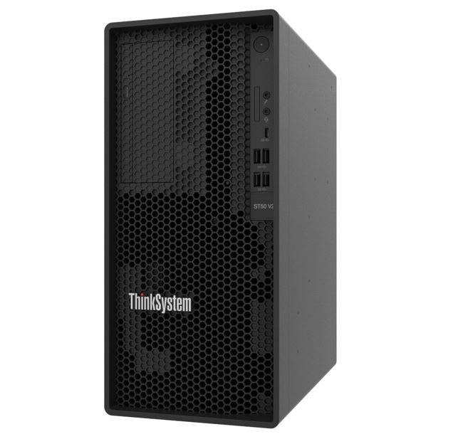 Lenovo ThinkSystem ST50 V2, 1xIntel Xeon E-2324G 4C 3.1GHz 65W, 1x8GB 1Rx8, SW RD, 1x300W