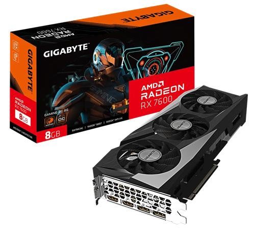 Gigabyte nVidia GeForce RTX 76Gaming Oc-8Gd 1.0 Video Card, Pci-E 4.0, 2490MHz Core Clock, 3X DP 1.4A, 1X Hdmi 2.1(New)