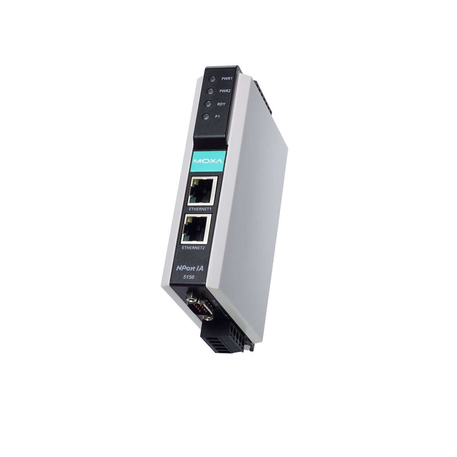 Moxa | NPort Ia-5150 | 1 Port RS-232/422/485 Device Server | 2 10/100BaseTX Ports | RJ45 Connectors | Single Ip