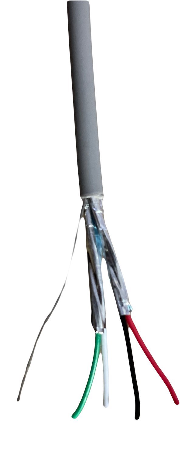 Radum 2 Pair 7/0.25 Individually Screened Data Cable | Easy Pull Box | 300M Grey