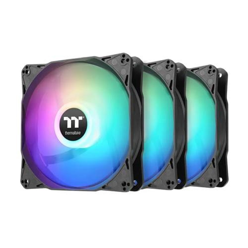 ThermalTake THM Fan 120Mm-Argb-Le120-3Pk-Black