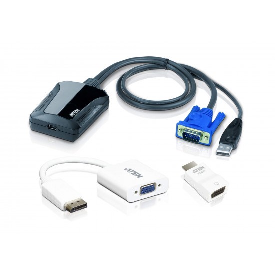 Aten (Cv211cp-At) Laptop Usb KVM Console Crash Cart Adapter It Kit