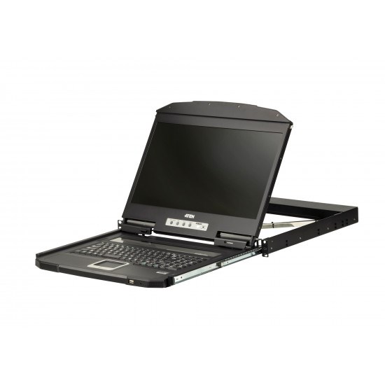 Aten (Cl3100nx-Ata-Au) 18.5" Short Depth Vga Single Rail LCD Console