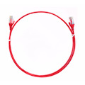 8Ware Cat6 Ultra Thin Slim Cable 1M - Red Color Premium RJ45 Ethernet Network Lan Utp Patch Cord 26Awg