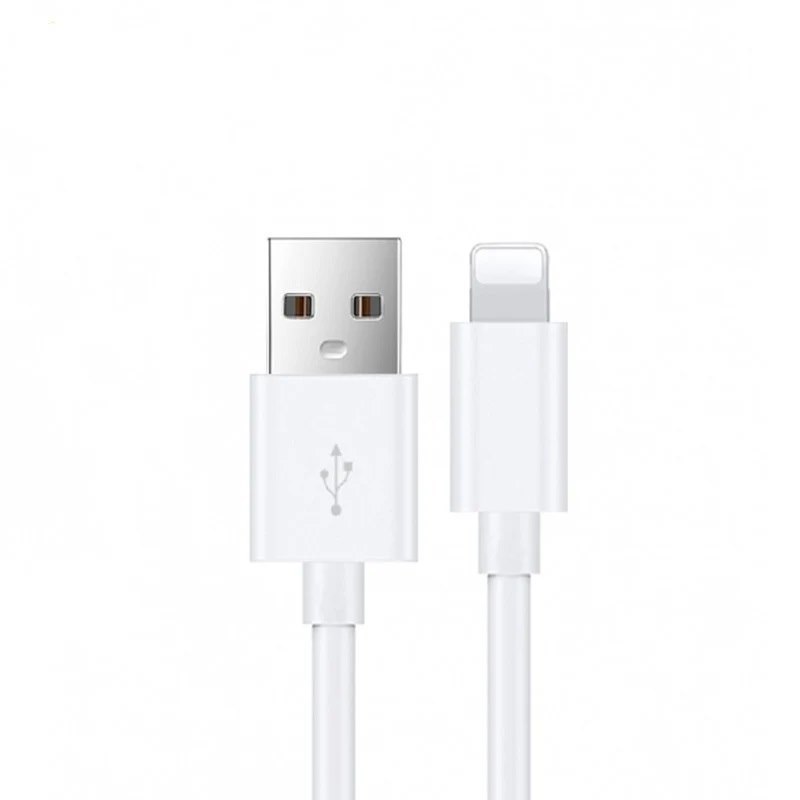 Usp Lightning To Usb-A Cable (2M) White - Quick Charge & Connect, 2.4A Rapid Charge, 480Mbps Transfer, Fast Charge,Tested 10K+ Bend,Durable & Reliable