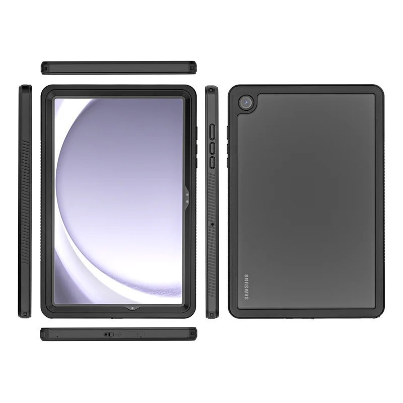 Usp Samsung Galaxy Tab A9+ WaterProof Case Clear- 360Â° Rotation, DustProof, SnowProof, ShockProof, Ip68, Durable, Perfect For Travel