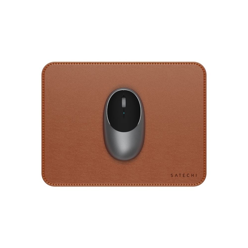 Satechi Vegan-Leather Premium Mouse Pad (Brown)