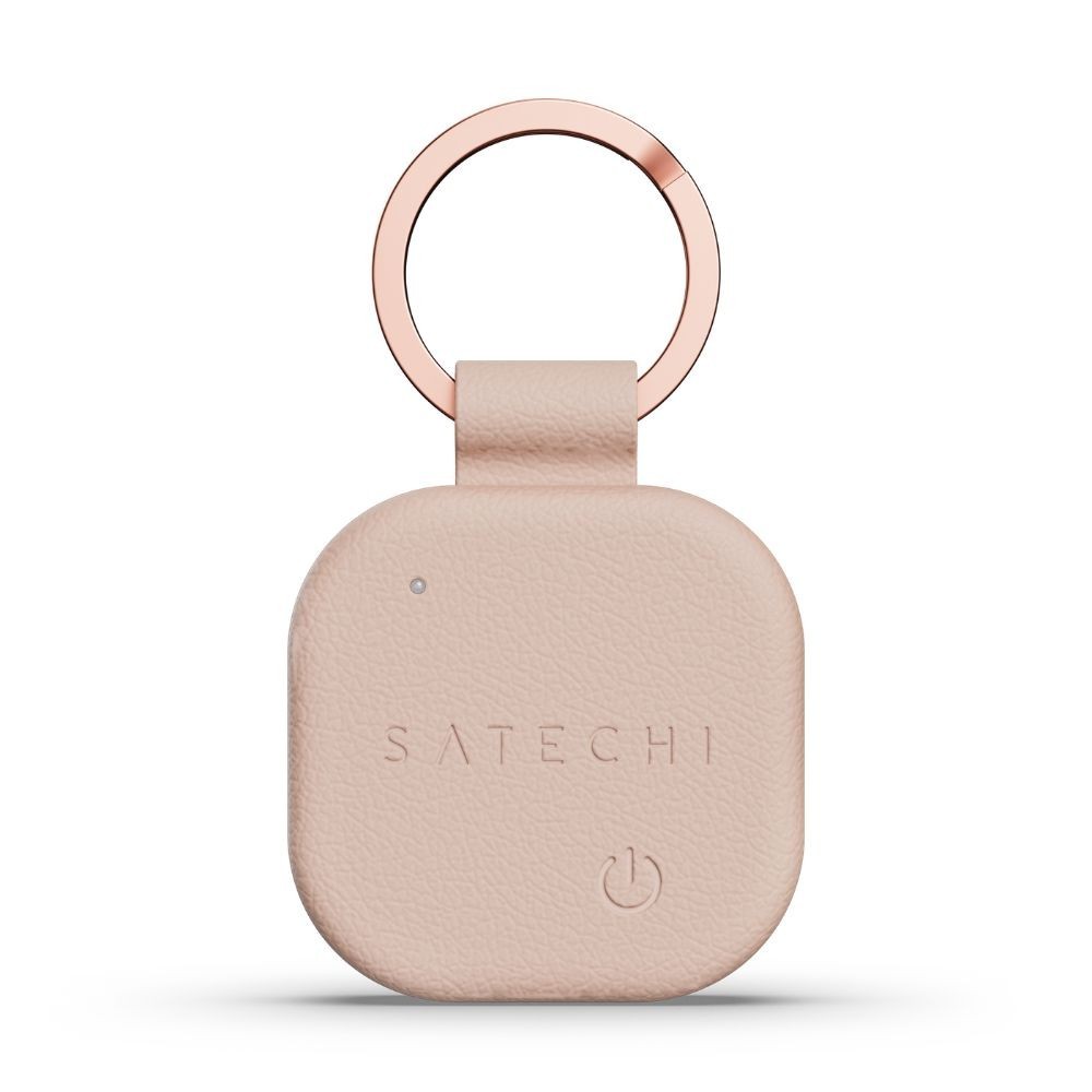 Satechi Vegan-Leather FindAll Keychain (Desert Rose)
