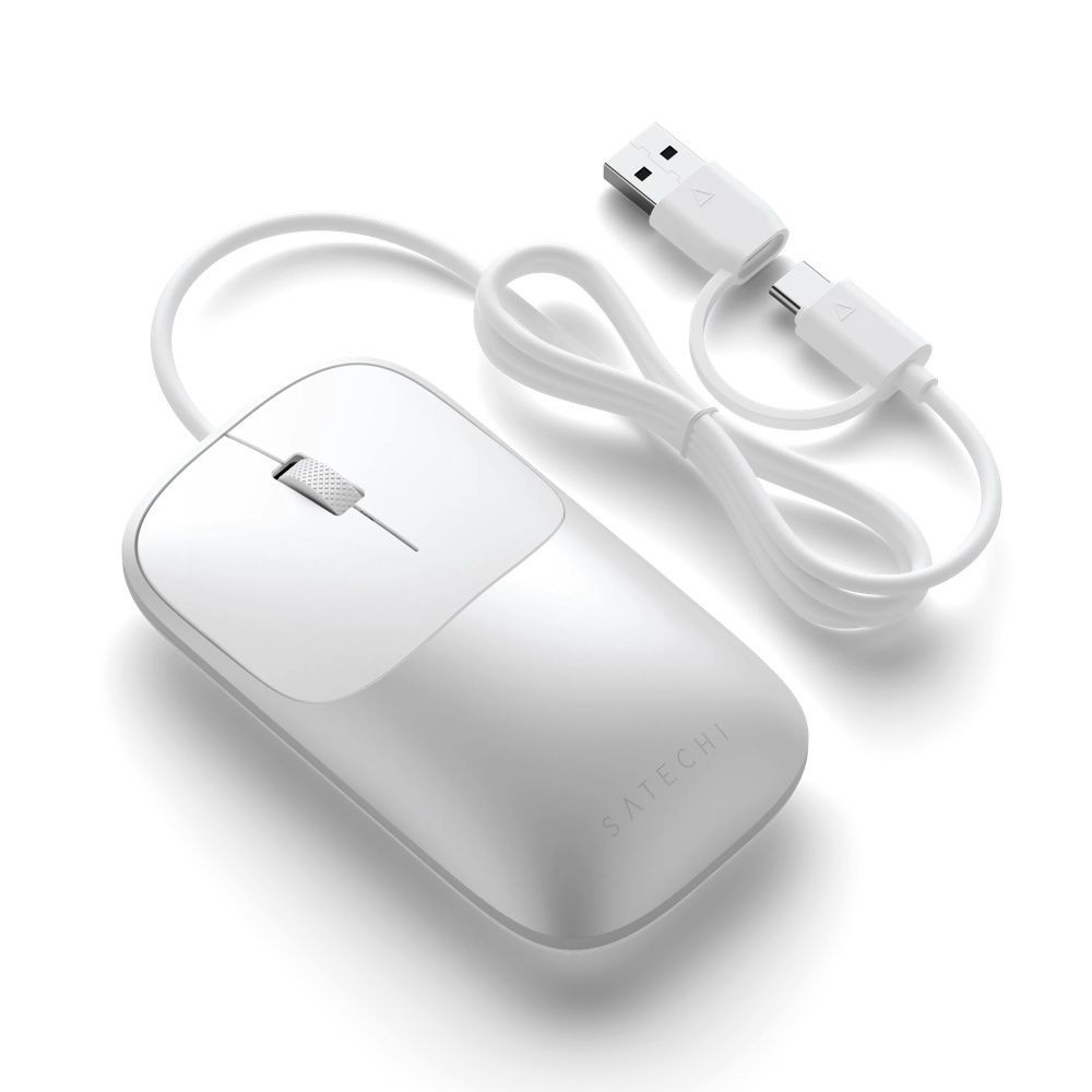 Satechi Slim LX Usb-C Wired Mouse (Silver)