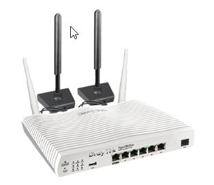 Draytek Vigor 2865lac Series VDSL/ADSL/FTTP via Ethernet WAN Ultrafast Router Firewall (4G ready)