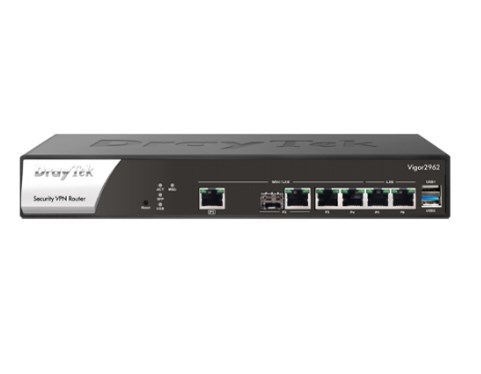 DrayTek Vigor 2962 Simultaneous Dual-WAN Broadband Router w/ VPN & Rackmount Kit