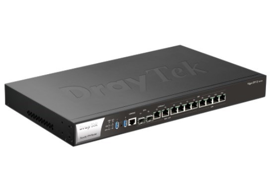 DrayTek Vigor 3912 Multi-WAN Broadband Router w/ 5-Year VigorCare Enhanced Warranty Service & Rackmount Kit