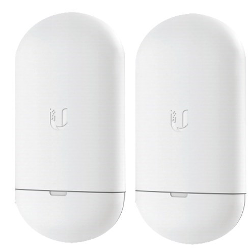 Ubiquiti LOCO5AC NanoStation AC Loco airMAX Outdoor 5Ghz 13dBi WiFi 5 Point-To-Point PtP Link Kit w/ PoE Injector & Mounting Brackets (450Mbps AC)