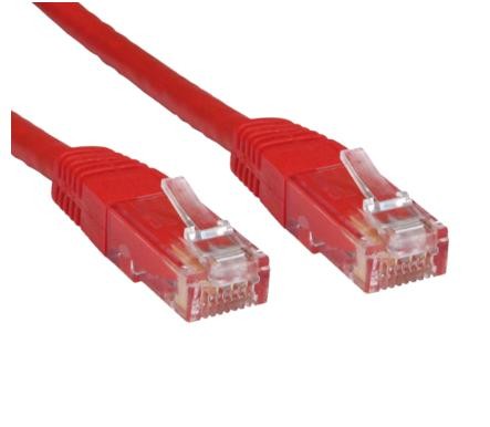 CAT6 Red 0.5m Ethernet Patch Cable