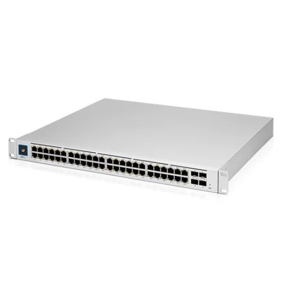 Ubiquiti USW-Pro-48-POE UniFi Gen2 48-Port L3 Managed GbE PoE+/PoE++ Access Switch w/ 4 x 10G SFP+ Ports & 3-Year Hosted Cloud Controller Service