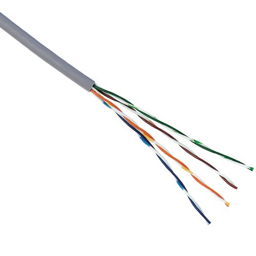 Excel Stranded U/UTP 305m Grey Ethernet CAT5e Cable Reel
