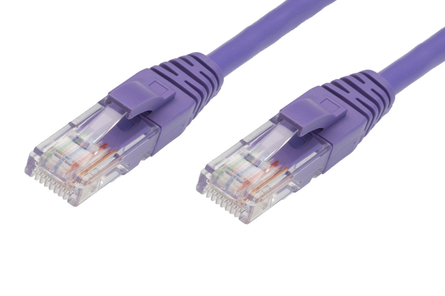 4Cabling 0.5M Cat 5E Ethernet Network Cable. Purple