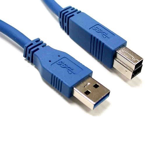 8Ware 8WR Cab Usb3.0-A-B-3M-Blue