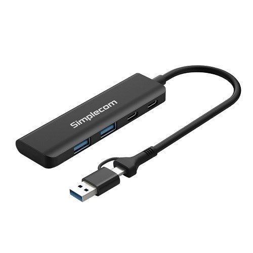 Simplecom SMP Uhb 4P-Usb-3.2-G1-Ch385-Blk