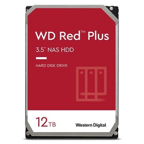 Western Digital WDD HDD Sata-12Tb-Red-Plus-Wd120efgx